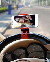 Car Steering Wheel Mobile Holder - Multicolor