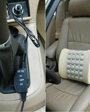 Car Back Seat Massager With Vibrator - BEIGE