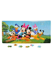 Wooden Jigsaw Puzzle Board Mickey & Minnie Mouse Club 120 Pcs