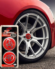 Car Emblem Badge Sticker - Toyota - 56.5mm - Red