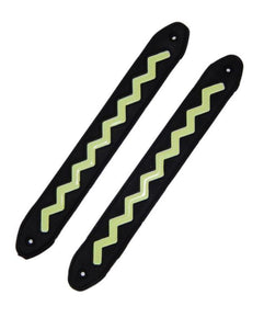 2 Pc - Flexible Bumper Car Daytime Running Light COB LED DRL For All Cars - Zigzag Design