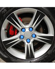 Silicon Wheel Hub Nut Covers 17MM For Cars - Blue
