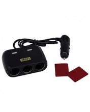 In Car USB Charger & Three Sockets