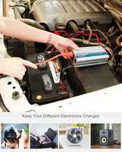 500W Power Inverter Dc 12V to AC220V & USB 5V - Silver