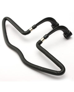 Car Seat Headrest Hanger Holder Steel PU For Coat Suit Jacket Clothes Black