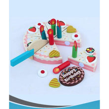 Wooden Birthday Cake For Kids