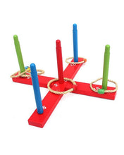Kids Fun Game Set-Wooden-Throw Circle Game