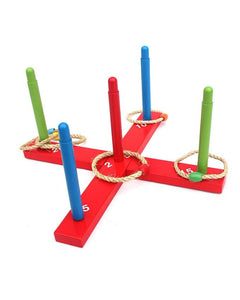 Kids Fun Game Set-Wooden-Throw Circle Game