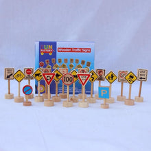 Wooden Learning Signs For Kids