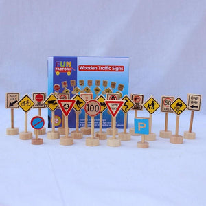 Wooden Learning Signs For Kids