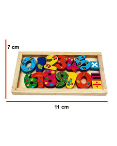 Wooden Counting Block Board For - Kids