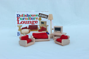 Dollhouse Wooden Furniture- Classic Lounge