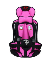 Portable Kids Cushion Car Seat - Pink