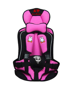Portable Kids Cushion Car Seat - Pink