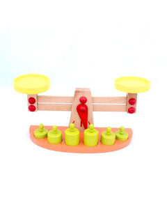 Wooden Montessori Teaching Toy Balance Scale