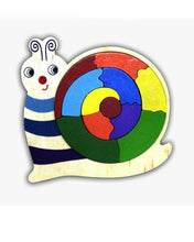 Wooden Colorful Snail Board For Kids