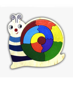 Wooden Colorful Snail Board For Kids