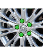 Silicon Wheel Hub Nut Covers 19MM For Cars - Green