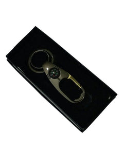 Stylish Metal key chain With Compass