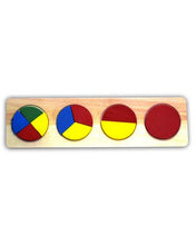 Wooden Circle Shapes Block Board