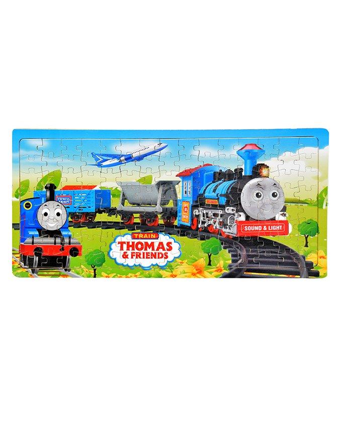 Wooden Jigsaw Puzzle Board Train Thomas & Friends 120 Pcs