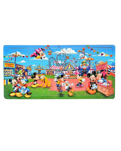Wooden Jigsaw Puzzle Board Mickey Mouse & Donald Duck Club 120 Pcs