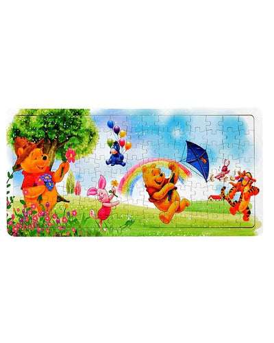 Wooden Jigsaw Puzzle Board Winnie The Pooh 120 Pcs