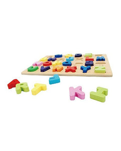 Wooden Alphabet Puzzle Board For Kids