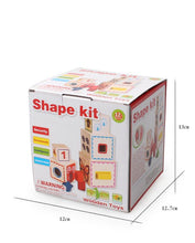 Wooden Drawing Shapes Kit Educational Toy