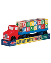 Alphabet Blocks Wooden Truck Educational Toy