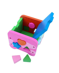 Wooden Shapes Sorter Cattle Box