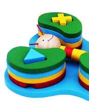 Wooden Colorful Butterfly Shapes Toy