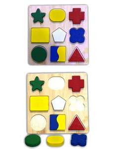 Wooden Shapes Small Block Board