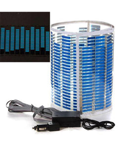 Car Sticker Music Rhythm LED Flashlight - Blue
