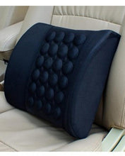 Car Back Seat Massager With Vibrater - Black