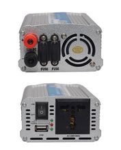 500W Power Inverter Dc 12V to AC220V & USB 5V - Silver