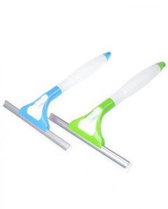 Multipurpose Shower Squeegee Mirror & Window Cleaning Wiper - Blue