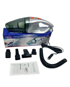 120W High Power Dry Wet Vacuum Cleaner Silver