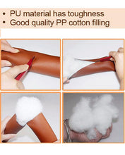 PU Leather Car Seat Gap Leakage Filler Soft Pad - BEIGE
