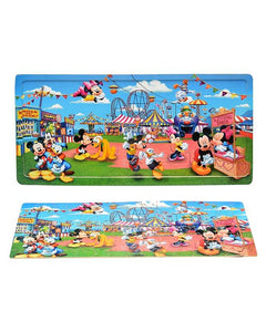 Wooden Jigsaw Puzzle Board Mickey Mouse & Donald Duck Club 120 Pcs