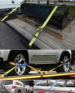 2" Inch X 33 Feet Ratchet Strap W/ Wire Hook