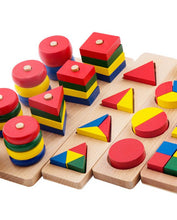 Wooden Montessori Teaching Aids 14PCS Set Educational Toy