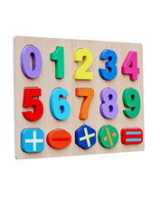 3D Number Wooden Puzzle Board Educational Learning Toy