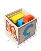 Wooden Drawing Shapes Kit Educational Toy