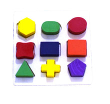 Wooden Shapes Small Block Board