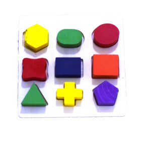 Wooden Shapes Small Block Board