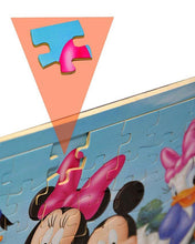 Wooden Jigsaw Puzzle Board Mickey & Minnie Mouse Club 120 Pcs