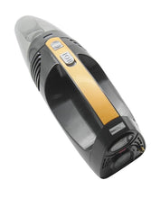 4 In 1 Car Vacuum Cleaner Tyre Inflator Air Compressor With Tyre Pressure Gauge LED Light Color Black