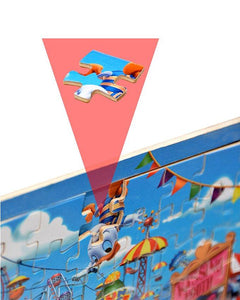 Wooden Jigsaw Puzzle Board Mickey Mouse & Donald Duck Club 120 Pcs