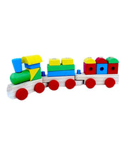 Classic Wooden Stacking Train For kids